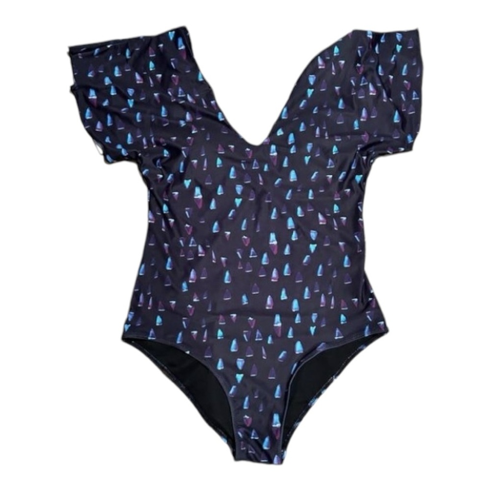 NWT Byinns Women’s V-neck One piece Swimsuit